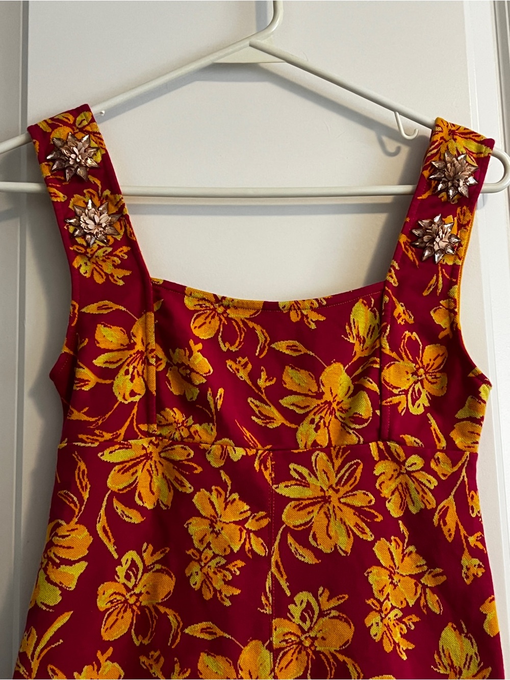 Zara Pink Dress with Yellow Floral Print - Picture 6 of 9